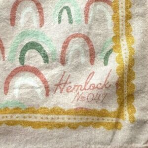 Hemlock #47 Scarf Bandana Boho Rainbows Handkerchief Square Cotton